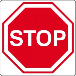 Podlahový piktogram „Stop“