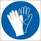 Podlahový piktogram „Používej ochranné rukavice“