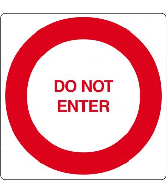 Podlahový piktogram „Do Not Enter“